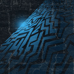 Wall Mural - blue space