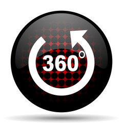 Poster - panorama red glossy web icon