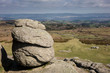 View from the granite slopes of Haytor Rocks