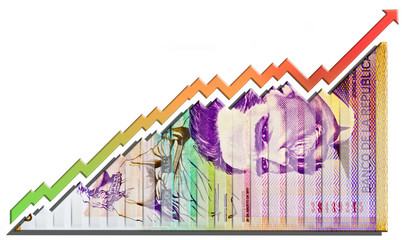 Wall Mural - Peso Growth Graph