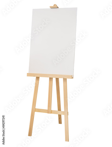 Cuadros en Lienzo Painting stand wooden easel with blank canvas poster sign board