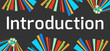 Introduction Dark Colorful Elements 
