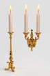 3d render of baroque candlestick