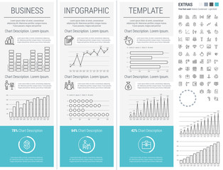 Sticker - Business Infographic Template.