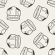 diaper doodle seamless pattern background