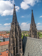 Gothic Cathedral Towers