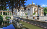 Fototapeta  - Royal Lazienki Park in Warsaw - Palace on the Water