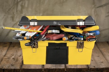 Wall Mural - Toolbox, Solution, Black.