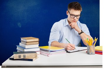 Canvas Print - Student, studying, human.