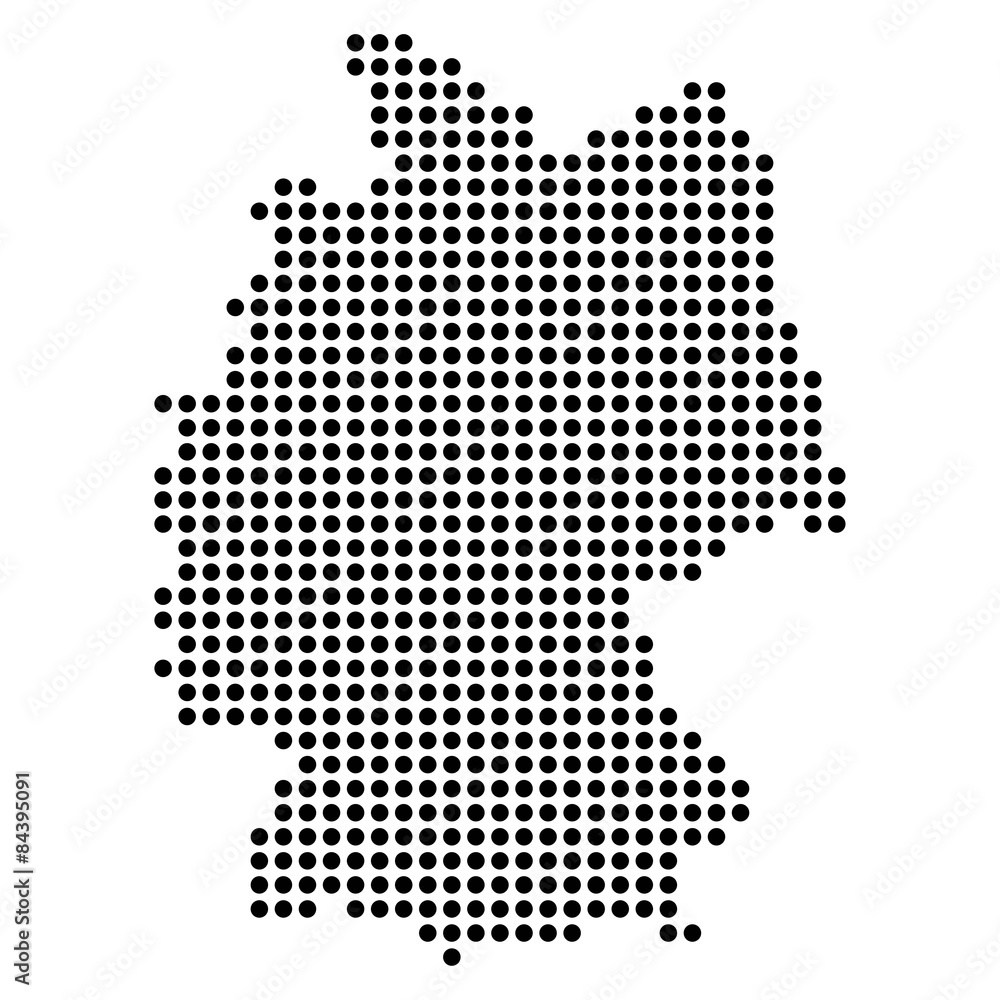 Map of Germany Stock Vector | Adobe Stock