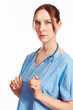 Krankenschwester mit Stethoskop