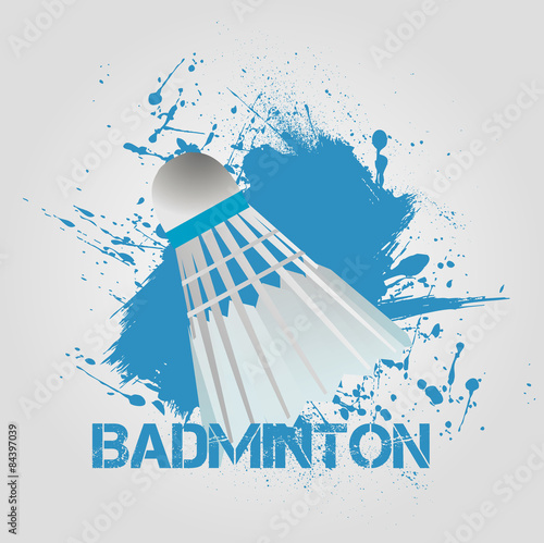Dekoracja na wymiar  badminton-w-tle