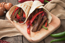 Fajitas With Grilled Vegetable