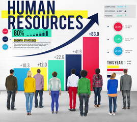 Wall Mural - Human Resources Hiring Job Accupation Concept