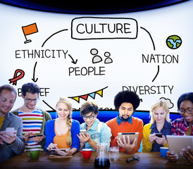 Wall Mural - Culture Ethnicity Diversity Nation People Concept
