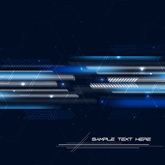 Wall Mural - abstract technology background, vector illustration