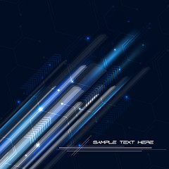 Wall Mural - abstract technology background, vector illustration