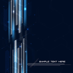 Wall Mural - abstract technology background, vector illustration