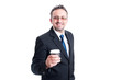 © Catalin Pop - Smart business man holding a coffee to go cup