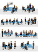 © milosdizajn - Business People, Different Situation Set - Isolated On White Background - Vector Illustration, Graphic Design Editable For Your Design