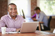 © Monkey Business - Man Working At Laptop In Contemporary Office