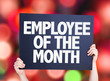© gustavofrazao - Employee of the Month card with bokeh background