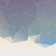 Wall Mural - Abstract geometric background, modern triangular design