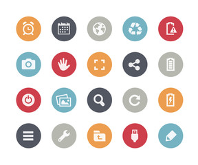 Wall Mural - web and mobile icons 3 -- classics series