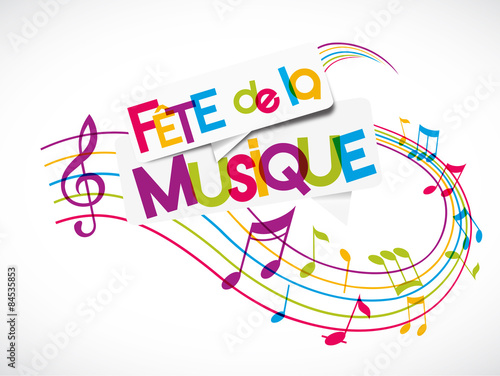 Fete De La Musique Notes Stock Vector Adobe Stock Fete De La Musique Notes Stock Vector Adobe Stock