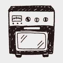 Wall Mural - oven doodle