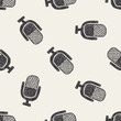 © hchjjl - mic doodle seamless pattern background