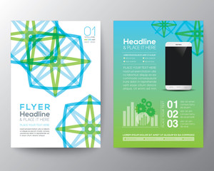 Wall Mural - Brochure Flyer design Layout template