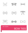 © annexs2 - Vector Bow ties icon set