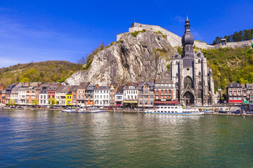 Poster - beutiful Dinant at the river Meuse in Belgium