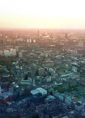 Poster - LONDON, UK - APRIL 15, 2015: City of London panorama in sunset. 