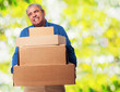 © asierromero - man with boxes