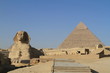 Die Pyramiden und Sphinx von Gizeh in Ägypten 