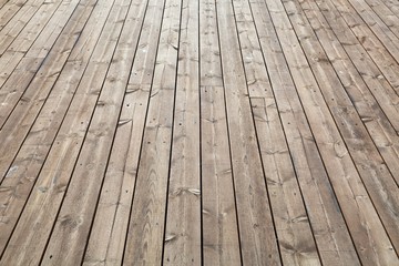 Wall Mural - Wood deck