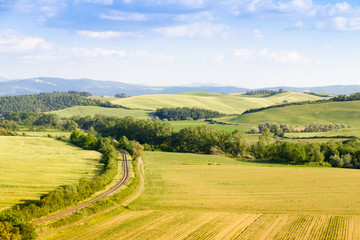  Railway in Crete Senesy, Tuscany