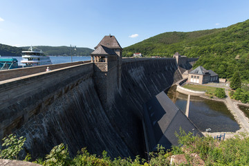 Wall Mural - edersee dam germany