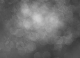 black and white bokeh