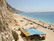 Exotic Egremni beach in Lefkada Greece.