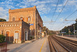 train station in Castiglioncello, Livorno, Tuscany, Italy 