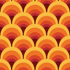 Seamless geometric vintage wallpaper vector illustration