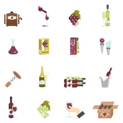 Sticker - Wine Icon Flat