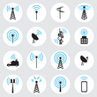 Antenna icon set