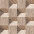 Abstract paneling pattern - seamless background - Blasted Oak