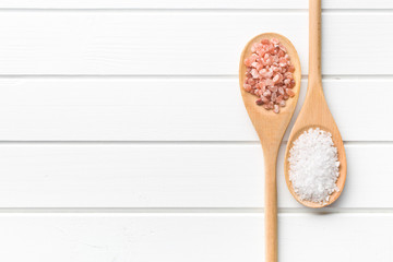 Wall Mural - Himalayan and white salt