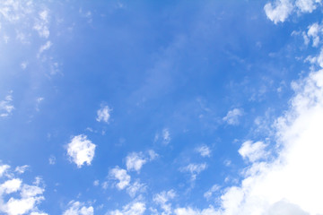 Wall Mural - blue sky with clouds in sunny day