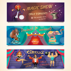 Wall Mural - Circus Banner Set